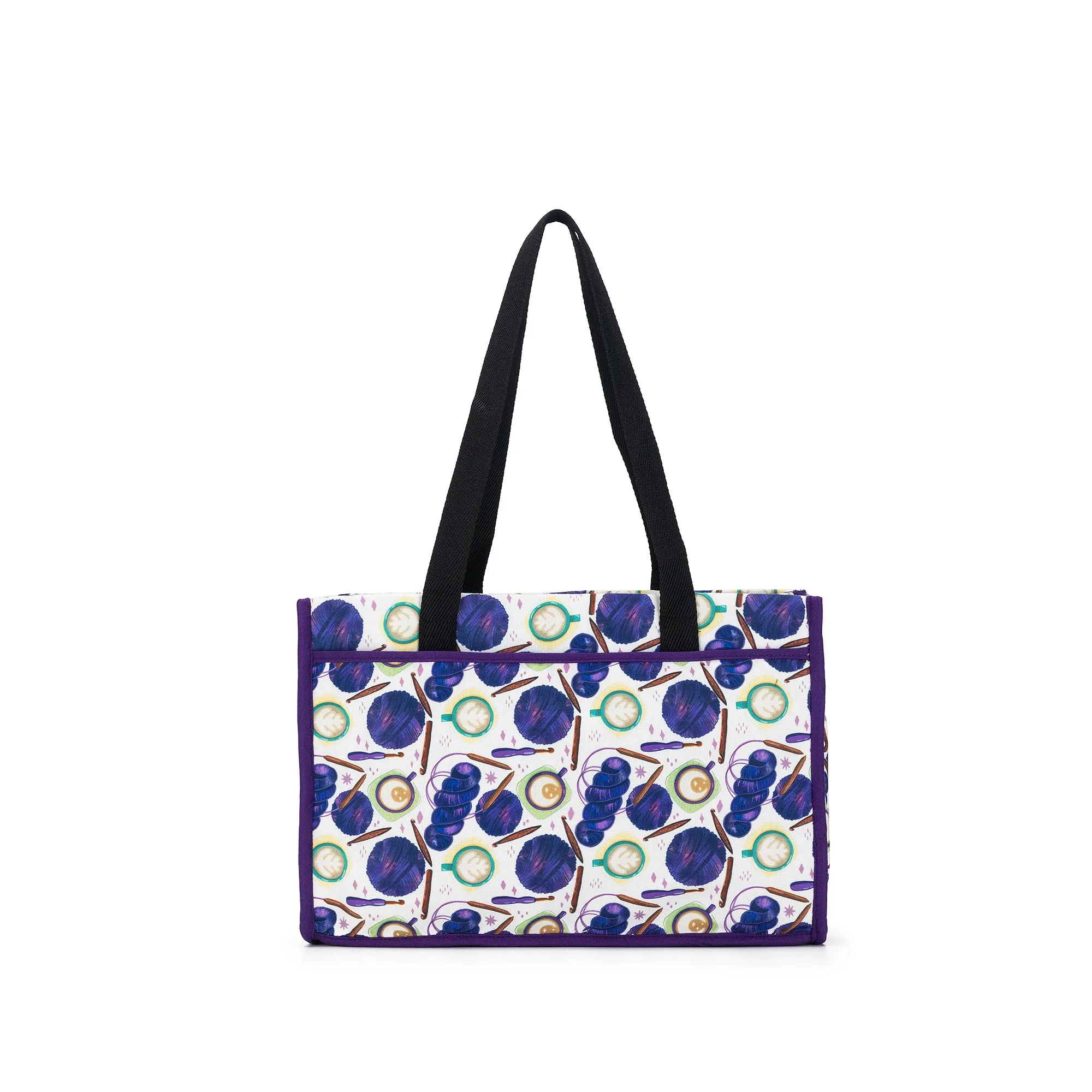 Chicken Boots x della Q Project Bag | Yarn Bombing