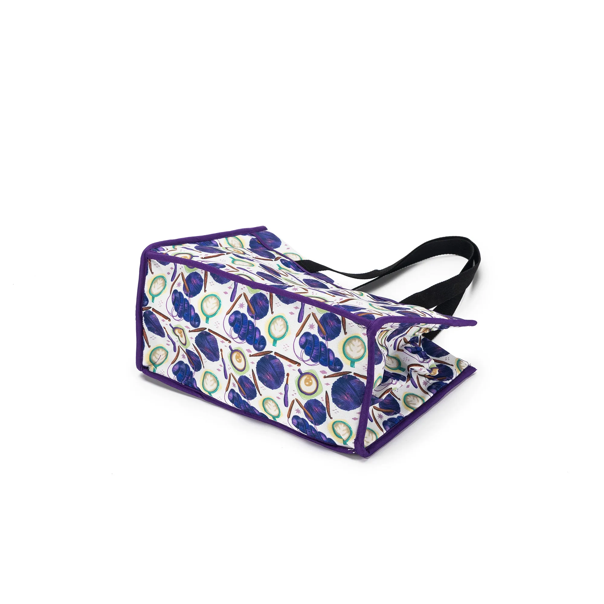 Chicken Boots x della Q Project Bag | Yarn Bombing
