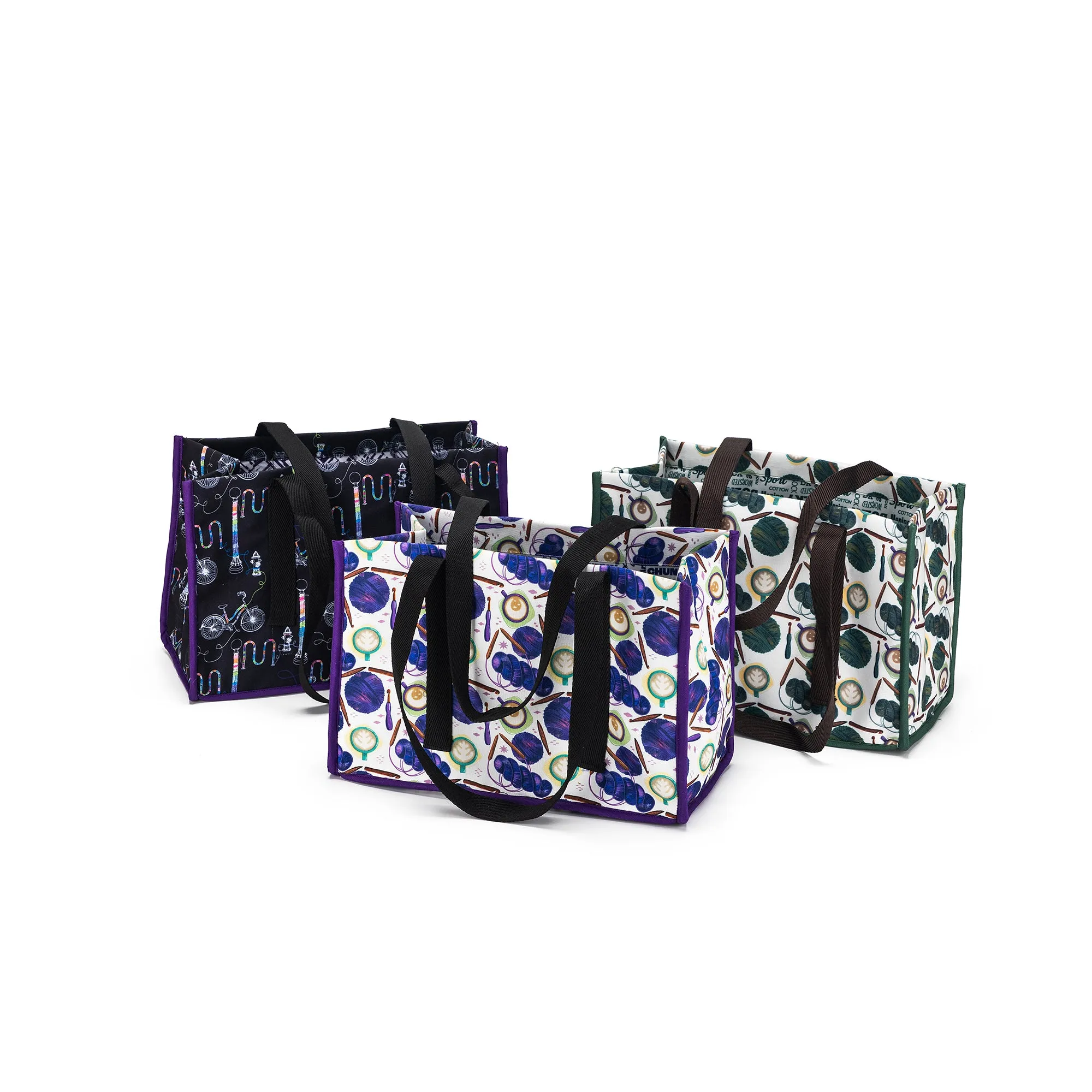 Chicken Boots x della Q Project Bag | Yarn Bombing