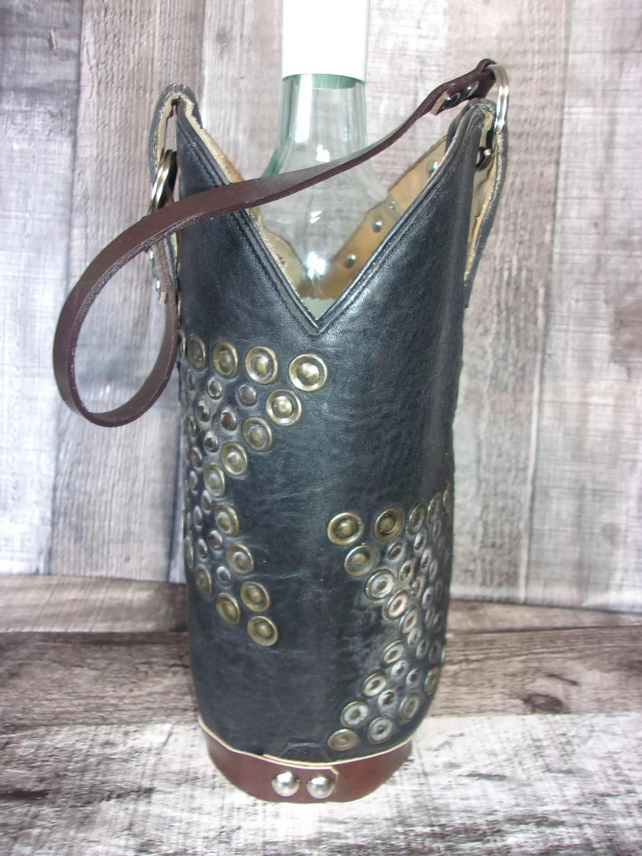 Cowboy Boot Wine Tote wt803