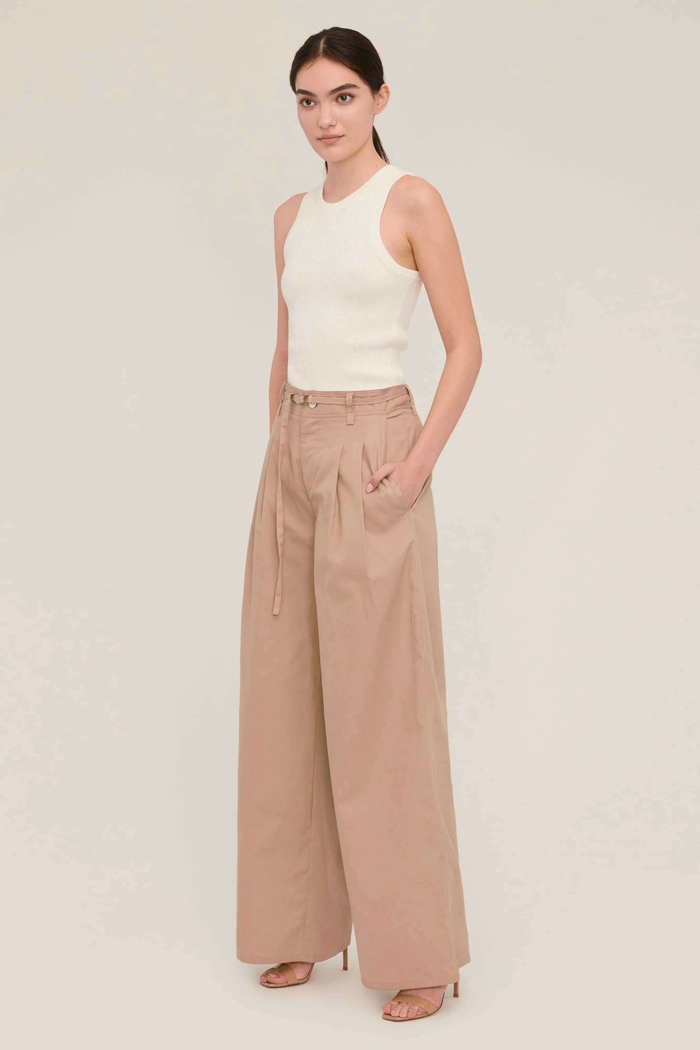 Devin Wide Leg Chino Pant