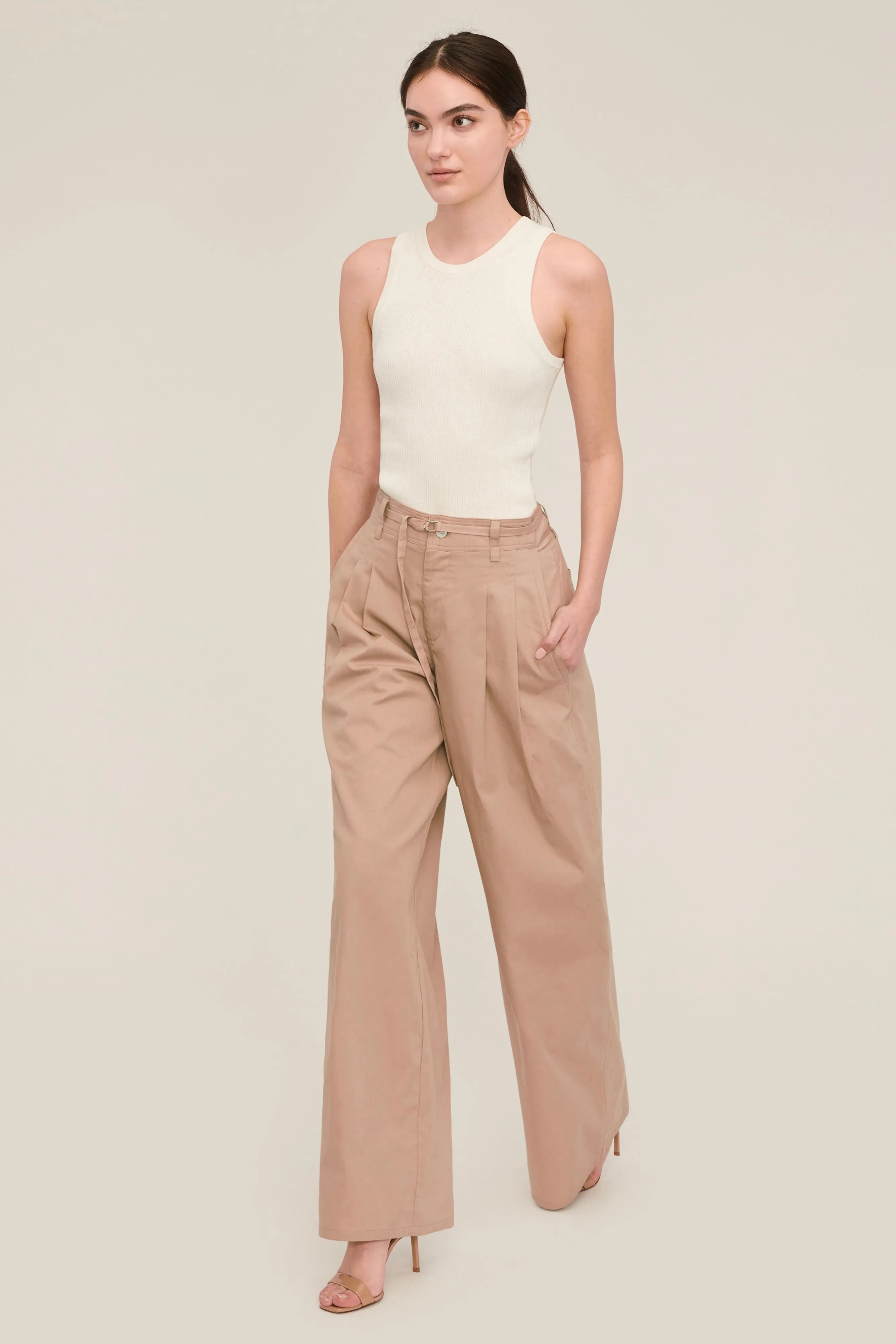 Devin Wide Leg Chino Pant