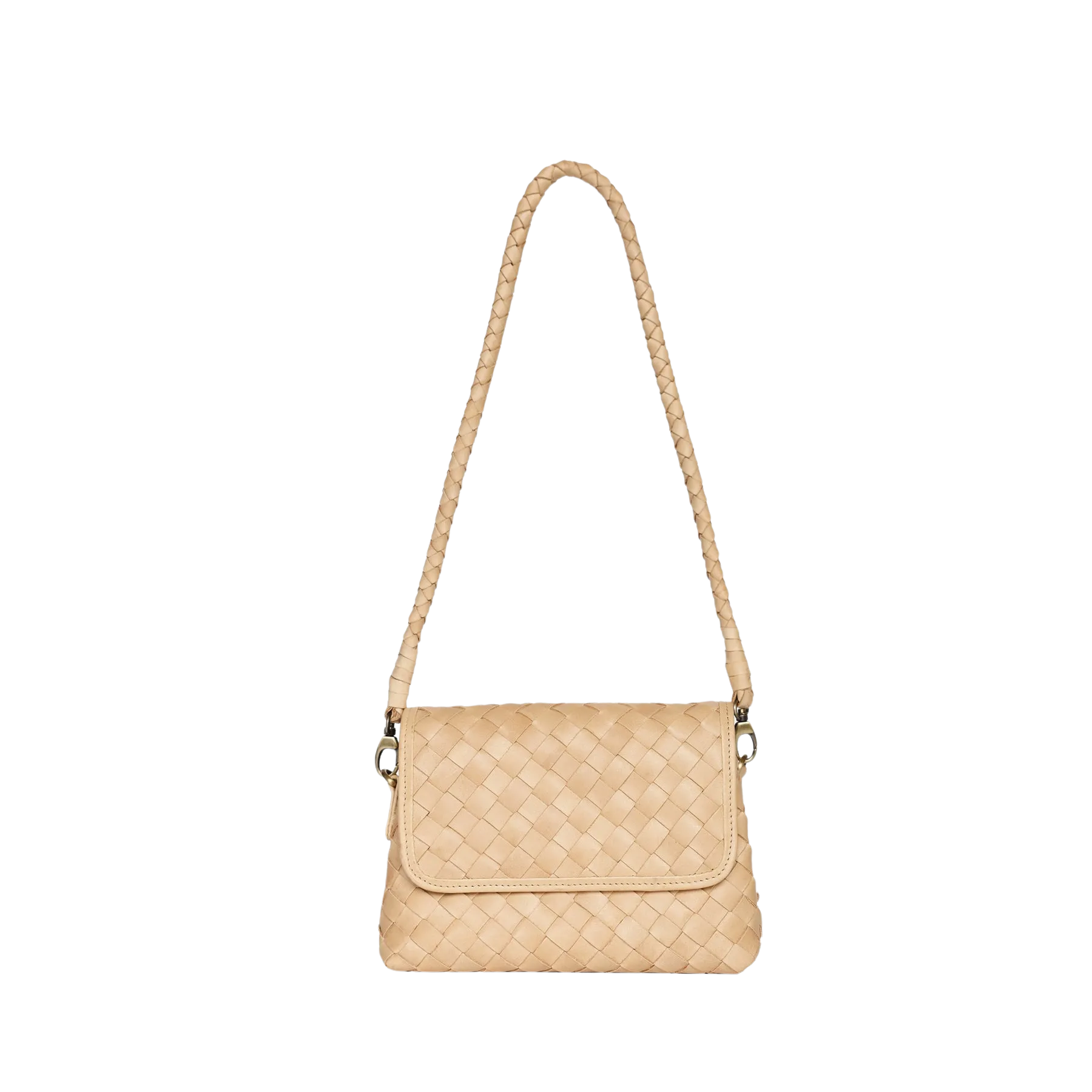Mini Madeleine Handbag in Caramel