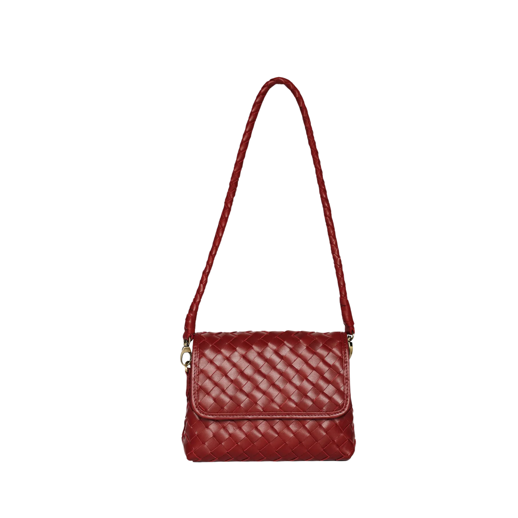 Mini Madeleine Handbag in Rouge