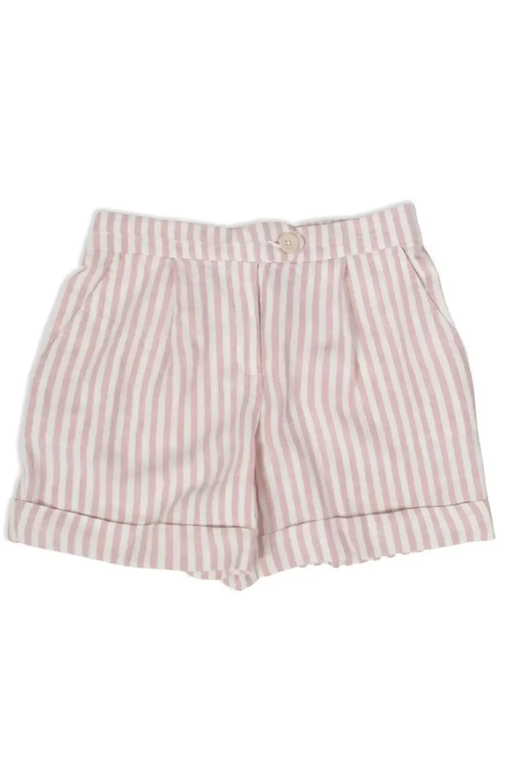 Striped High Waist Shorts