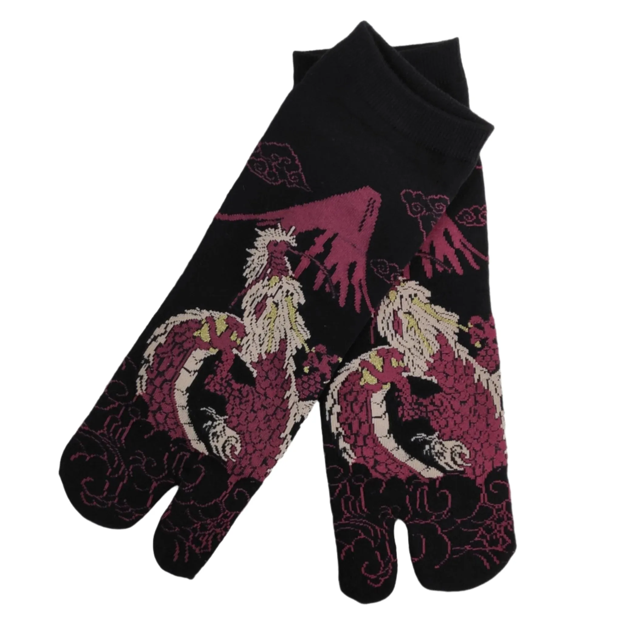 Tabi Socks - Dragon and Mount Fuji